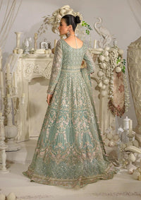 Mint Green Embroidered Net Maxi Suit | Ready to Wear