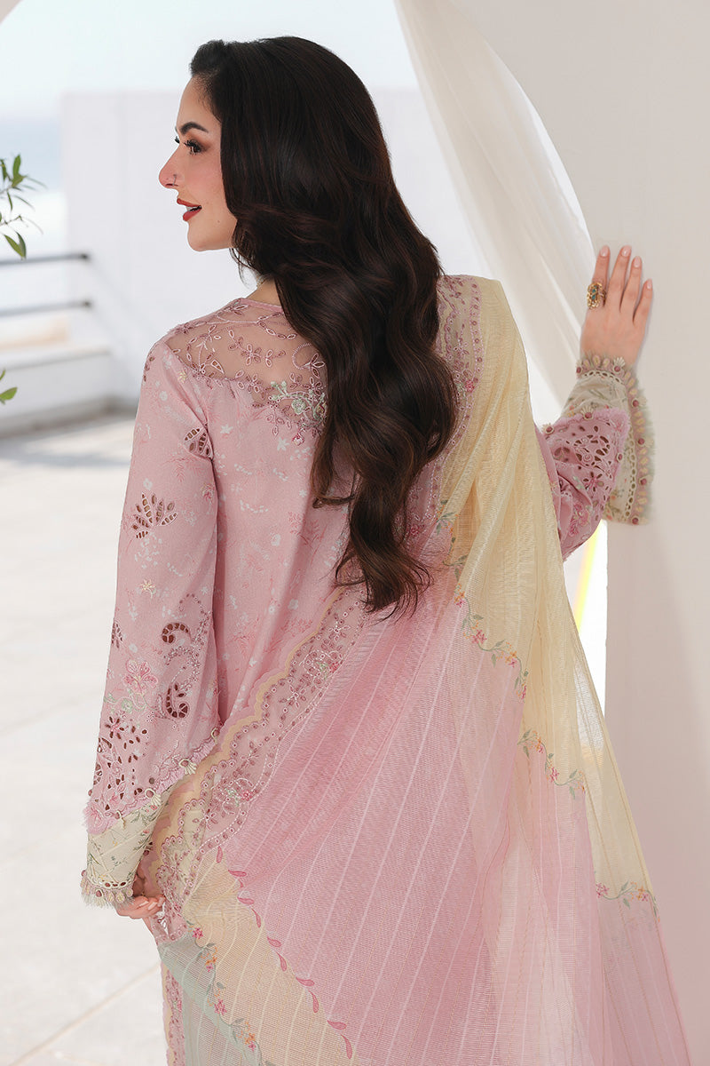Blush Pink Embroidered Chikankari Lawn Suit |Ready to Wear