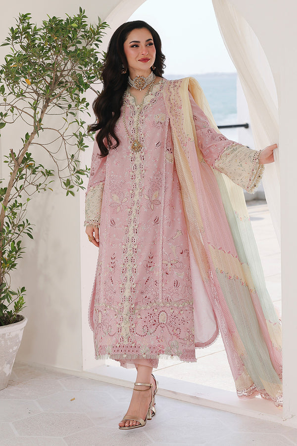 Blush Pink Embroidered Chikankari Lawn Suit |Ready to Wear