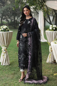 Black Embroidered Lawn Suit | Ready to Wear