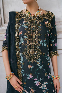 03-Piece Printed Lawn Suit With Embroidery | Ready To Wear