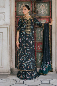 03-Piece Printed Lawn Suit With Embroidery | Ready To Wear