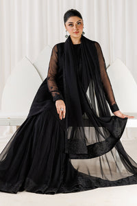 Midnight Black Chiffon Sequence Embroidered Garara Suit | |RTW