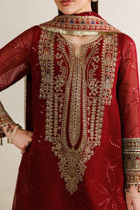 Red Sequined Chiffon Suit |Ready to Wear