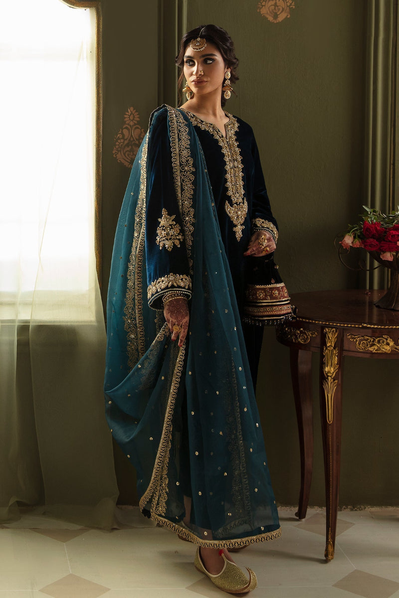 Baroque Velvet  dress