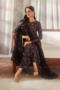 03-Piece Printed Lawn With Embroidered - Ready To Wear