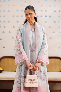 Mint Green Embroidered Shifli Lawn Suit |Ready to Wear