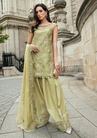 Olive Green Heavy Handwork Embroidered Luxury Suit |Ready to Wear