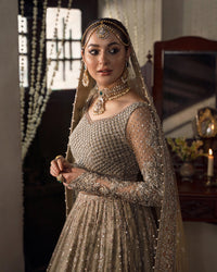Net Frock Set with Sequence and Pearl Work | Ready to Wear