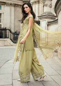 Olive Green Heavy Handwork Embroidered Luxury Suit |Ready to Wear