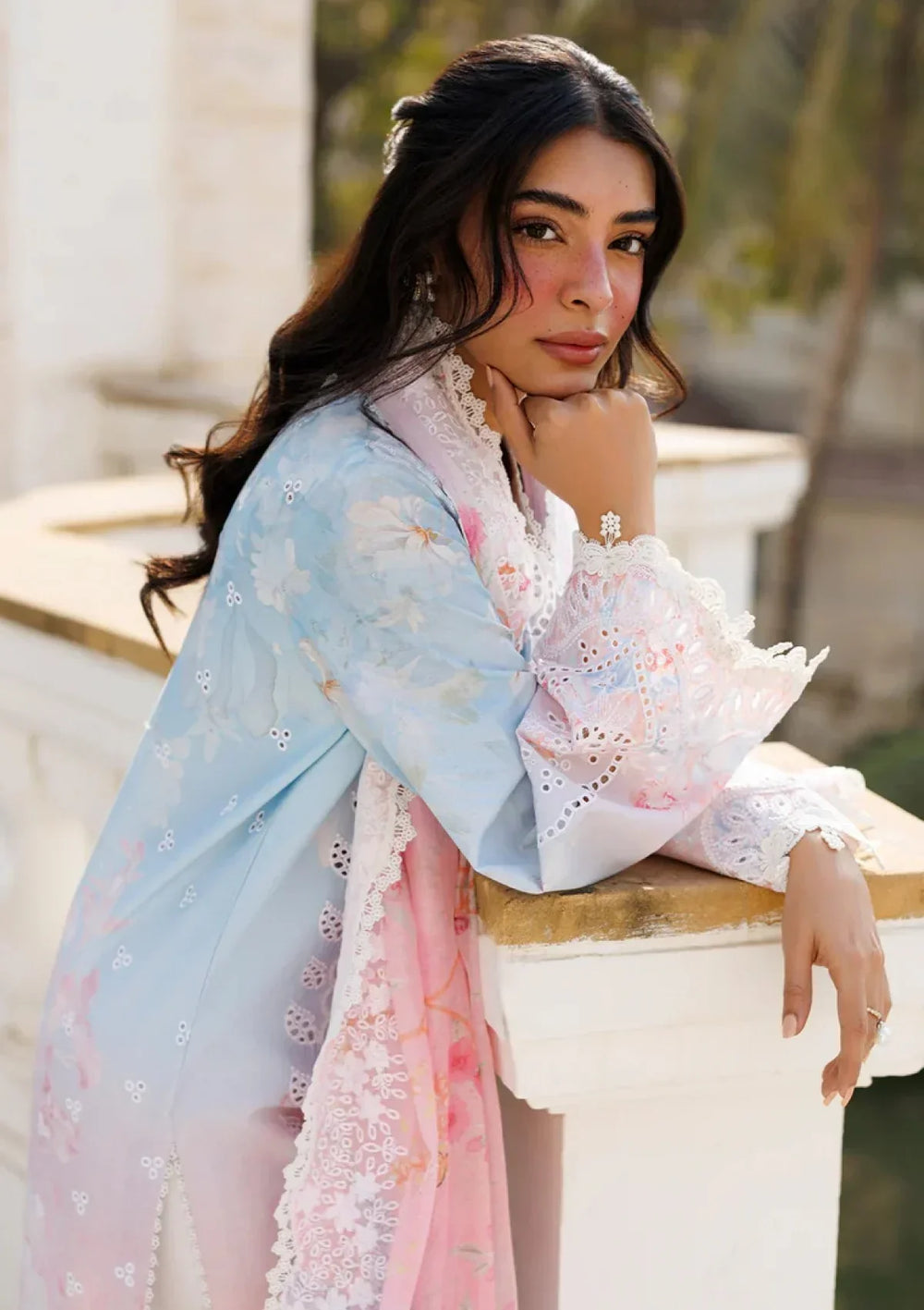 03-Piece Printed Lawn Suit With Crinkle Chiffon Dupatta | Ready To Wear