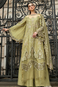 Olive Green Heavy Handwork Embroidered Luxury Suit |Ready to Wear