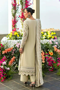3 Piece Cotton Suit With Organza Dupatta| Ready To Wear