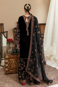 3 Piece Stitched Velvet Embroidery Suit - Ready To Wear