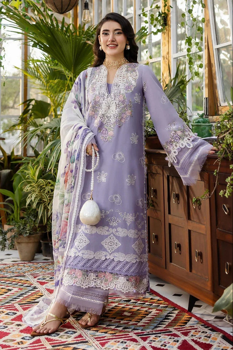 Lilac Embroidered Chikankari Lawn Suit |Ready to Wear