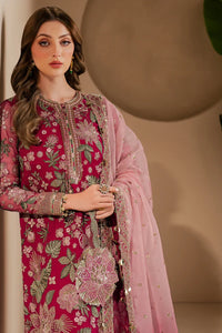03-Piece Embroidered Chiffon Suit With Net DUpatta | Ready To Wear