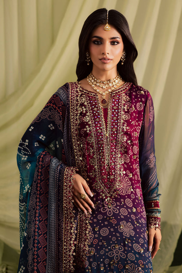 Embroidered Lawn 3 Piece Stitched Suit Ready To Wear