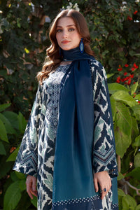 03-Piece Printed Lawn Suit - Ready To Wear