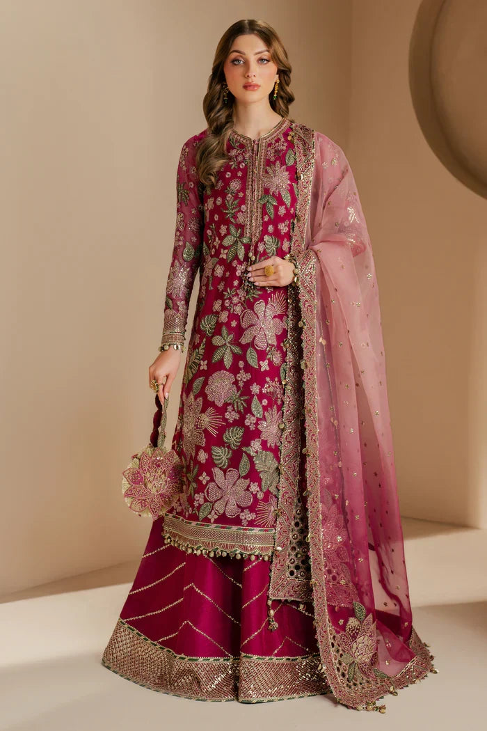 03-Piece Embroidered Chiffon Suit With Net DUpatta | Ready To Wear