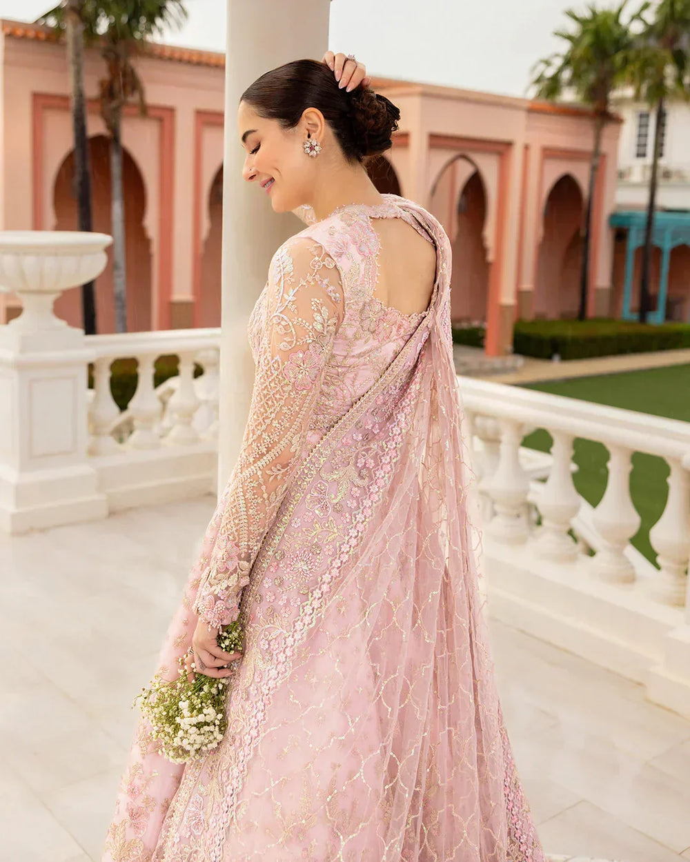 03-Piece Heavy Embroidered Net Maxi | Ready To Wear
