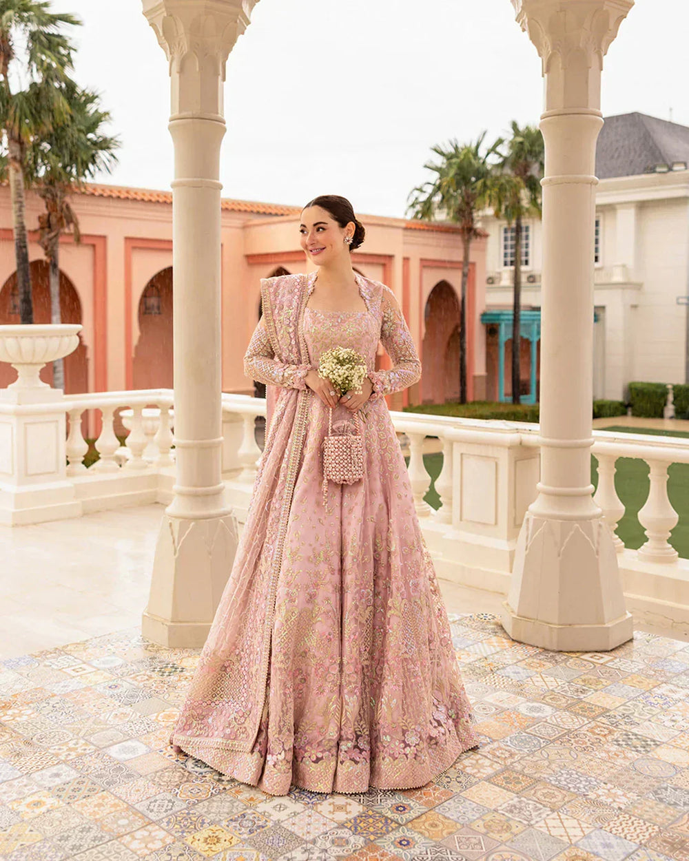 03-Piece Heavy Embroidered Net Maxi | Ready To Wear
