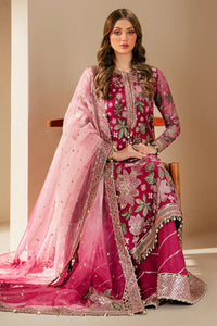 03-Piece Embroidered Chiffon Suit With Net DUpatta | Ready To Wear