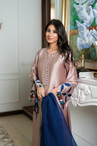 03-Piece Silk Suit With Embroidery | Ready To Wear