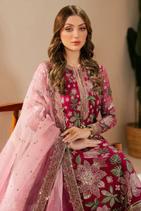 03-Piece Embroidered Chiffon Suit With Net DUpatta | Ready To Wear