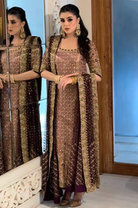 Luxury Shimmer Heavy Addawork Hand-Embellished Festive Suit | RTW