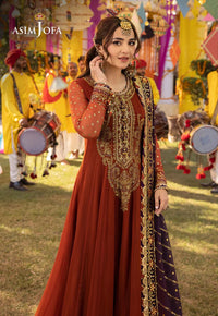 Semi Pure Chiffon Maxi Suit  with 4 Side Border Dupatta | Ready To Wear