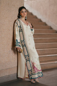 Botanical Embroidered Silk Kaftan | Ready To Wear