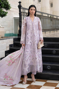 03-Piece Embroidered Lawn Suit With Printed Silk Dupatta | Ready To Wear