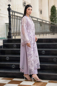 03-Piece Embroidered Lawn Suit With Printed Silk Dupatta | Ready To Wear