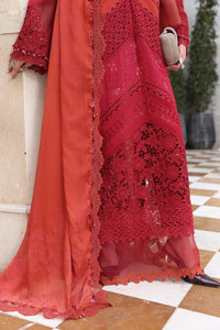 03-Piece Embroidered Lawn Suit With Silk Dupatta | Ready To Wear