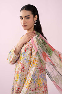 03-Piece Printed Lawn Suit With Chiffon Dupatta | Ready To Wear