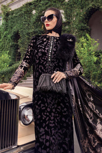 3 Piece Stitched Luxury Velvet Suit - Ready To Wear