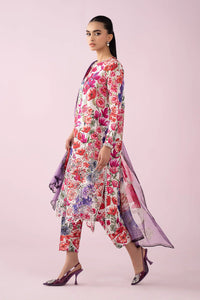 03-Piece Printed Lawn Suit With Chiffon Dupatta | Ready To Wear