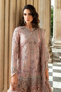 Blush Pink Handwork Embroidered Lawn Luxury Suit |Ready to Wear