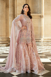 Blush Pink Handwork Embroidered Lawn Luxury Suit |Ready to Wear