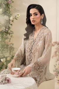03-Piece Embroidered Chiffon Suit With Printed Silk Dupatta | Ready To Wear