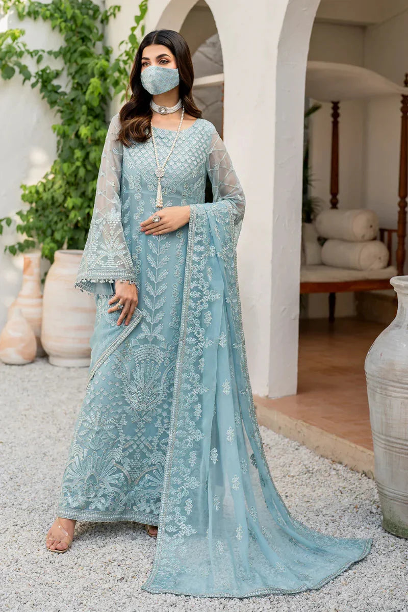 03-Chiffon Suit With Heavy Embroidery | Ready To Wear