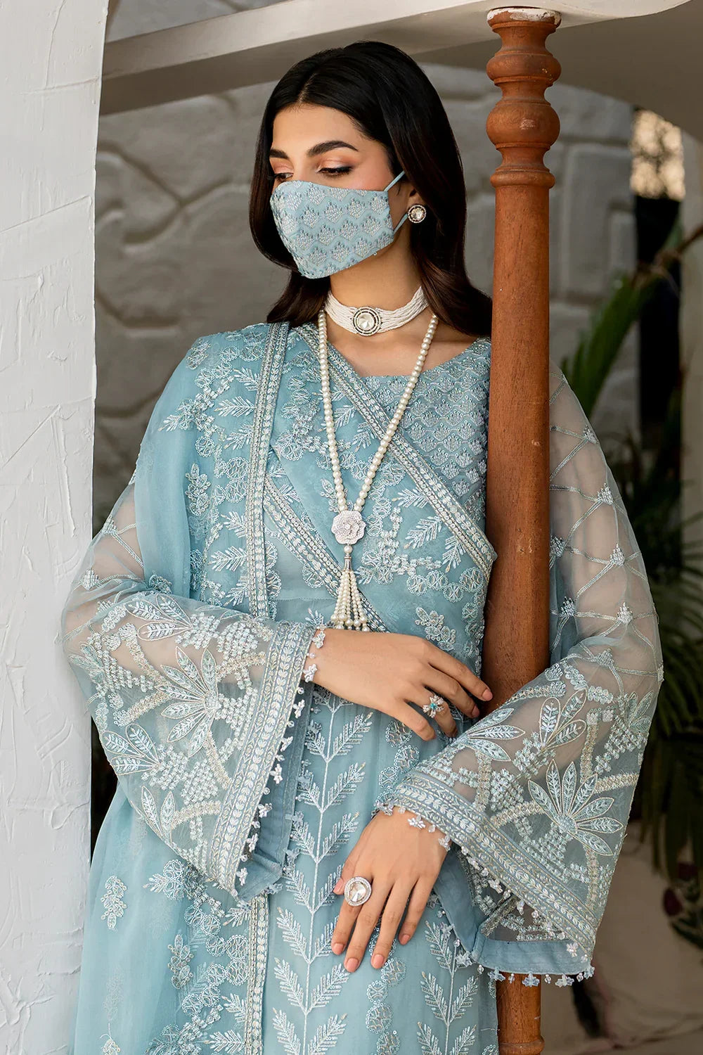 03-Chiffon Suit With Heavy Embroidery | Ready To Wear