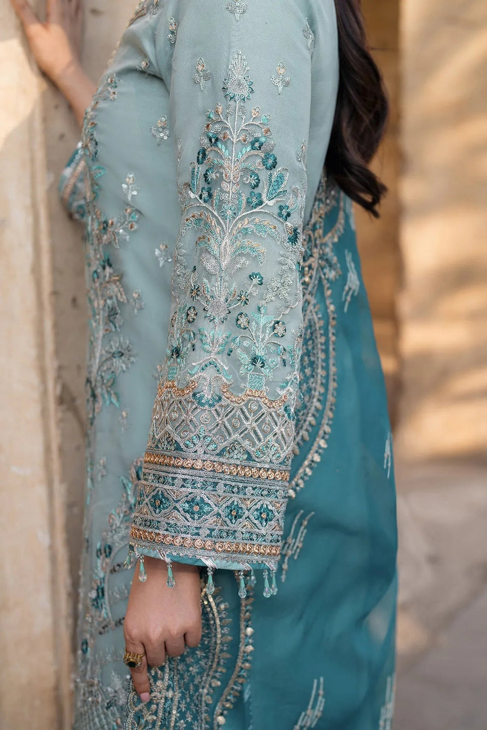 Fully Embroidered Premium Chiffon 3 Piece Suit with Chiffon Dupatta | Ready To Wear