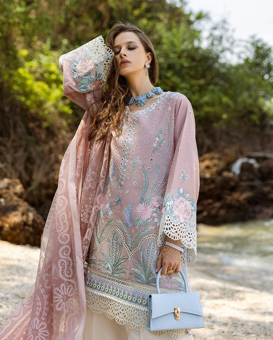 03-Piece Embroidered Lawn Suit | Ready To Wear