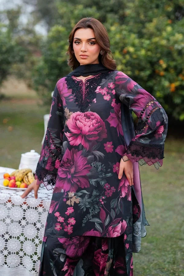 03-Piece Printed Lawn Suit | Ready To Wear