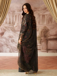 03-Piece Printed Lawn Suit With Heavy Embroidery - Ready To Wear