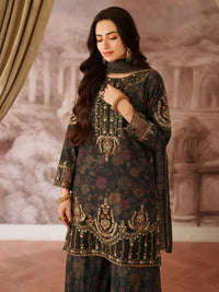 03-Piece Printed Lawn Suit With Heavy Embroidery - Ready To Wear