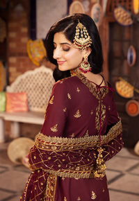 03-Piece Chiffon Suit With Heavy Embroidery | Ready To Wear