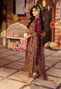 03-Piece Chiffon Suit With Heavy Embroidery | Ready To Wear