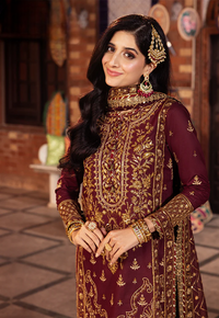 03-Piece Chiffon Suit With Heavy Embroidery | Ready To Wear